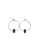 KENDRA SCOTT LACE DROP STMT EARRINGS GOLDTONE
