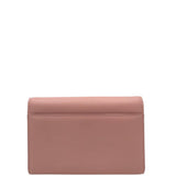 JIMMY CHOO VARENNE CHAIN CLUTCH LUXE HANDBAG PINK 8.5”x6”