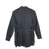 YVES SAINT LAURENT 2PC VTG JACKET/SKIRT LUXE OUTFIT BLACK 6