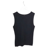 ST JOHN SPORT KNIT TANK DESIGNER TOP BLACK SMALL