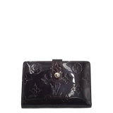 LOUIS VUITTON VERNIS PORTEFEUILLE LUXE WALLET BURGUNDY