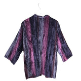 SCULLY NWT 3/4 SLEEVE VELOUR DESIGNER CARDIGAN PURPLE BROWN XL