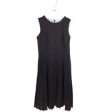 BROOKS BROTHERS SLEEVELESS DESIGNER DRESS BROWN BLACK 2