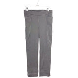 CHICO'S STRAIGHT LEG PANT BLACK WHITE 0.5