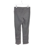 CHICO'S STRAIGHT LEG PANT BLACK WHITE 0.5