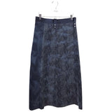 TRACY REESE MAXI DESIGNER SKIRT NAVY TAUPE 8