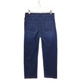 FRAME FLARE LEG DESIGNER JEANS NAVY 28