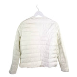 UNIQLO QUILTED DOWN LONG SLEEVE JACKET WHITE LARGE