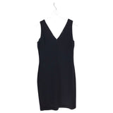 ST JOHN SLEEVELESS BEADED DESIGNER DRESS BLACK 8
