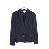 ST JOHN LONG SLEEVE DESIGNER BLAZER BLACK 8
