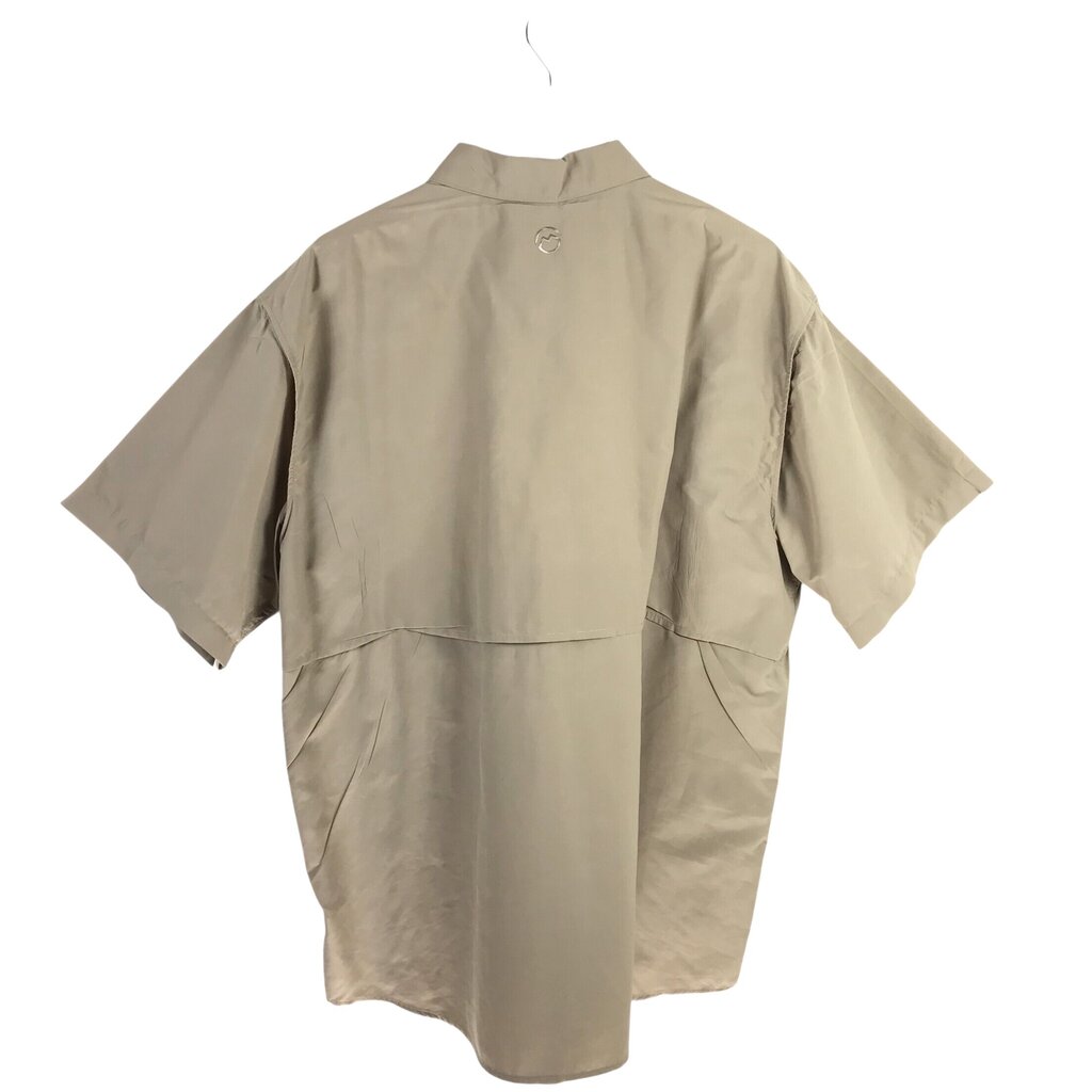 MAGELLAN FISHING SHORT SLEEVE MEN SHIRT BEIGE XLARGE