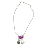 KENDRA SCOTT NWT$110 STMT GEMSTONE NECKLACE GOLDTONE PINK