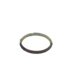 KENDRA SCOTT NWT$98 CRYSTALS BANGLE BRACELET GOLDTONE PURPLE