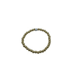 BEADED BRACELET GOLDTONE
