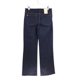 ALICE + OLIVIA NWT$295 WIDE LEG DESIGNER JEANS NAVY 28