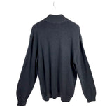 OSCAR BY OSCAR DELA RENTA CARDIGAN ZIP MEN SWEATER GRAY XXL