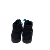 HUSH PUPPIES SUEDE LACE-UP BOOTIES BOOTS BLACK BLUE 9