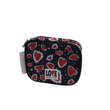 BRIGHTON JEWELRY BAG WOMEN'S ACCESSORIES BLACK RED 6x4