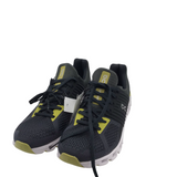 ON CLOUD LACE UP SNEAKERS SHOES BLCK YELLOW 8