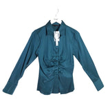 ANTONIO MELANI NWT$89 LONG SLEEVE BLOUSE GREEN SMALL