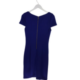 T TAHARI NWT$128 CAP SLEEVE DRESS BLUE 4