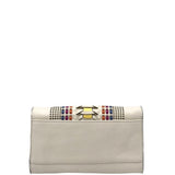 BRIGHTON RET$275 CROSSBODY HANDBAG CREAM MULTI 8”x5”