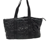 PAJAR QUILTED TOTE HANDBAG BLACK