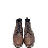 LACE UP BOOT MEN SHOE BROWN 11D