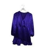 FRENCH CONNECTION LONG SLEEVE DRESS PURPLE 0