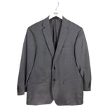 CALVIN KLEIN 2PC WOOL JACKET/PANT MEN SUIT GRAY 42R/36W