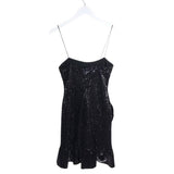 LIKELY SEQUIN MINI SLEEVELESS DESIGNER DRESS BLACK 2