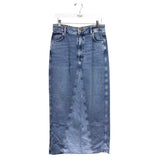 ZARA DENIM MAXI SKIRT BLUE SMALL