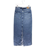 ZARA DENIM MAXI SKIRT BLUE SMALL
