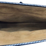 PATRICIA NASH TOOLED LEATHER HANDBAG BLACK 12” x 9” x 4.5”
