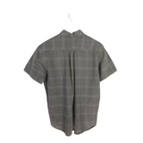 BILLY REID SHORT SLEEVE MEN SHIRT GRAY BLACK MEDIUM