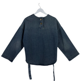 BANANA REPUBLIC NWT$120 DENIM LONG SLEEVE TOP BLUE XSMALL