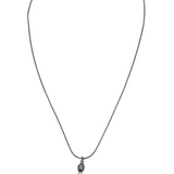 BRIGHTON HEART DANGLE PENDANT NECKLACE SILVERTONE