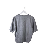 PACO RABANNE RET$390 TEE RING DETAIL DESIGNER TOP GREY MEDIUM