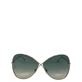 TOM FORD BUTTERFLY FT0842 LUXE SUNGLASSES GOLD