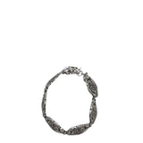 BRIGHTON ROSE LINK BRACELET SILVERTONE