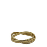 DOUBLE TWISTED BRACELET GOLDTONE