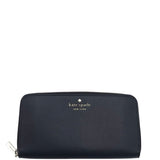 KATE SPADE ZIP CONTINENTAL WALLET BLACK
