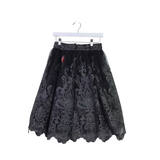 SPARKLE NETTING SKIRT BLACK SI 10