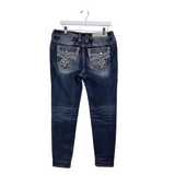 ROCK REVIVAL STRAIGHT LEG JEANS BLUE 30
