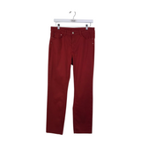DREAM JEANS BY MAC RET$279 STRAIGHT LEG DESIGNER JEANS RED 30