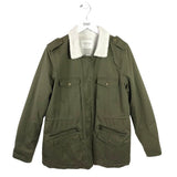 VELVET BY GRAHAM & SPENCER FLEECE LINED JACKET OLIVE S/M