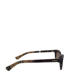 BURBERRY RECTANGULAR FRAME LUXE SUNGLASSES BROWN