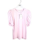A.L.C. NWT TEE PUFF SLEEVE DESIGNER TOP PINK MEDIUM