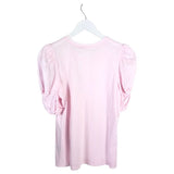 A.L.C. NWT TEE PUFF SLEEVE DESIGNER TOP PINK MEDIUM