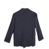 THEORY NWT$475 DOUBLE BREASTED DESIGNER BLAZER NAVY 2